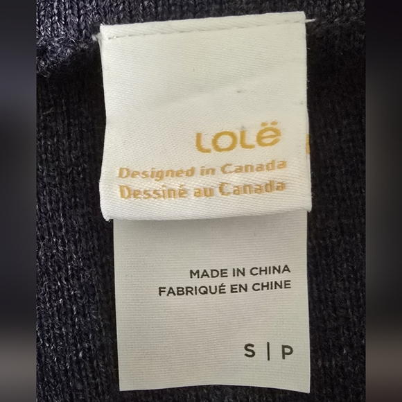 Eco Wool Turtle Neck Pullover - Outerspace Heather Lole Size S - Picture 8 of 9